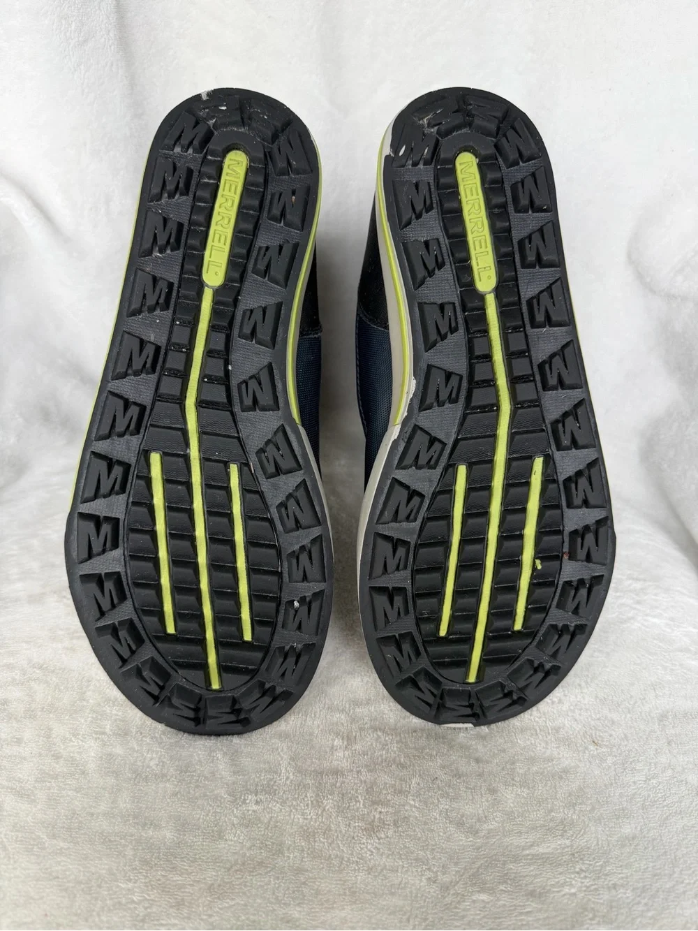 Merrell Kids Navy and Lime Accent Winter Boots 6
